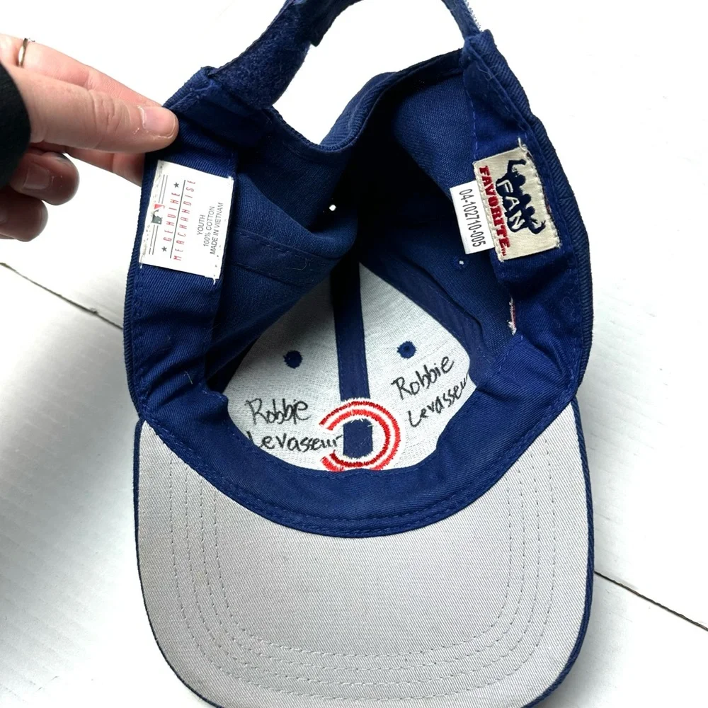 Chicago Cubs Baseball Cap Youth Fan Favorite Tag Cotton‎ Vintage Hook Loop Tape